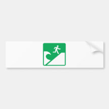 Tsunami Warning Bumper Stickers