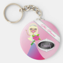 TT-Beauty Pageant Miss Princess | Blonde Keychains