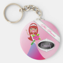 TT-Beauty Pageant Miss Princess | Red Head Keychains
