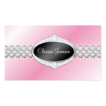 TT-Diamond Bliss Emblem Photo Card Business Cards