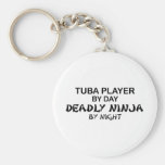 Tuba Deadly Ninja by Night Keychain