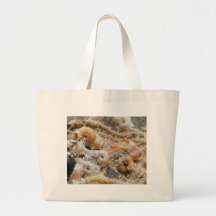 Tube Worm Shells Ocean Canvas Bag