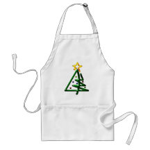 Tubular Chrome Christmas Tree Apron