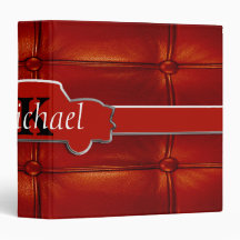 Tuck N Roll Muscle Car Monogram Vinyl Binders