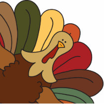Tucker Turkey Photo Sculpture Magnet