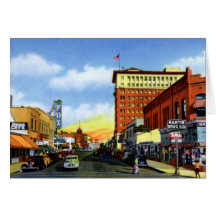 Tucson Arizona at Congress Street Greeting Card