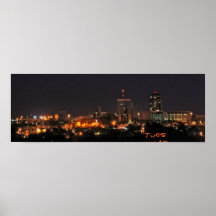 Tucson at Night Poster
