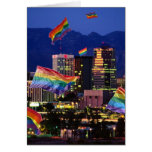 Tucson, AZ Flying Pride Greeting Card