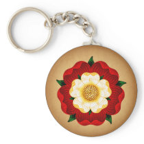 Tudor Rose Key Chains