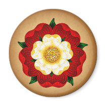Tudor Rose Refrigerator Magnet