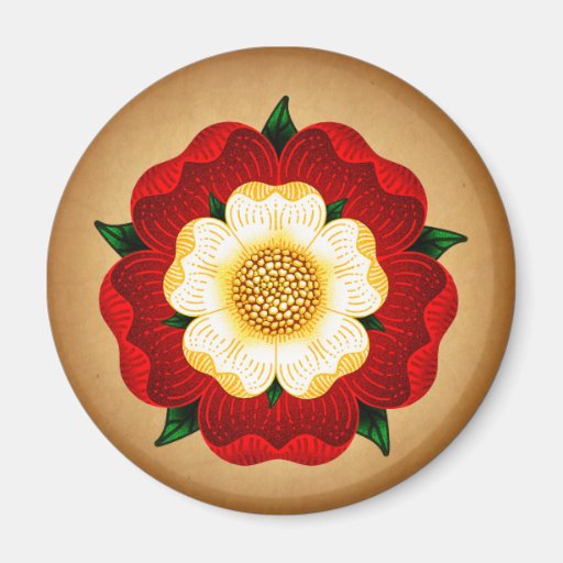 Tudor Rose Refrigerator Magnet