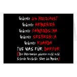 Tue was für Darfur cards
