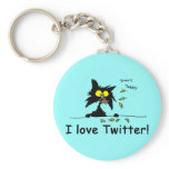 Tuff Kitty loves Twitter keychains