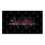 Tufted Hot Lips Makeup Artist Business Cards