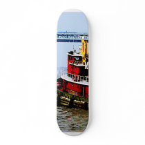 Tugboat at Penn's Landing Print Skateboard