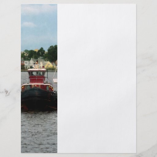 Tugboat Bow Norfolk VA Flyer Design