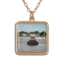 Tugboat Bow Norfolk VA Pendants