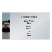 Tugboat Bow Norfolk VA - Platinum Business Card Templates