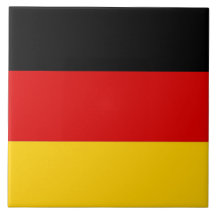 Tuile allemande de drapeau carreau en céramique
