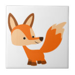 Tuile amicale mignonne de Fox de bande dessinée carreaux