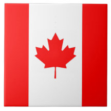 Tuile canadienne de drapeau carreaux