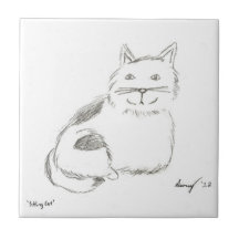 Tuile de croquis de Kitty Carreau