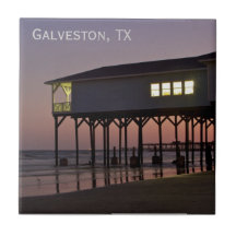 Tuile de Galveston de Chambre de bord de l'océan Carreau