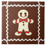 Tuile de trépied de biscuit de Noël Carreau