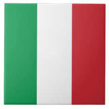 Tuile italienne de drapeau carreau