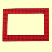 TUILES DE MOSAÏQUE ROUGES MINUSCULES cadres magnétiques