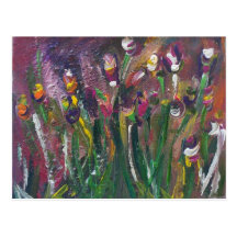 Tulip Colourful Postcard
