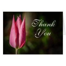 Tulip Flower Thank You Card