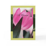 Tulip From God Parents to God Daughter or Son Card