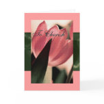 Tulip From God Parents to God Daughter or Son Cards