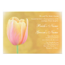 Tulip Garden Wedding 2 Personalized Invite