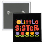 Tulip Little Sister Pinback Button