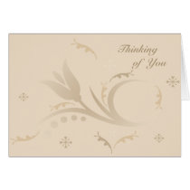 Tulip Mist in Beige Card cards
