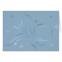 Tulip Mist in Blue Note Card cards