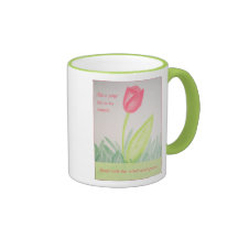 Tulip Mug "Allow Your Life to be Simple"