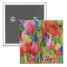 Tulip Palooza Button