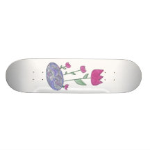 tulip planet skate board decks