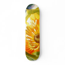 "Tulip Poplar" Yellow Flower Watercolor Skateboard