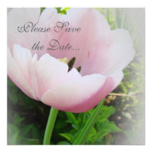 Tulip Save The Date Custom Announcements