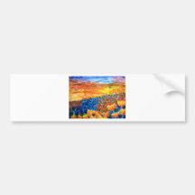 tulip sunset bumper sticker
