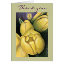 Tulip Thank you Note Greeting Cards