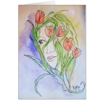 Tulipa Greeting Cards