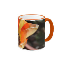 Tulipe orange mug à café