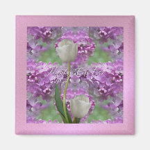 Tulipes de Pâques Magnets Pour Réfrigérateur