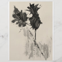 Tulipes vintages grises prospectus