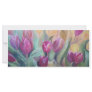 tulips-bookmark personalized rack card